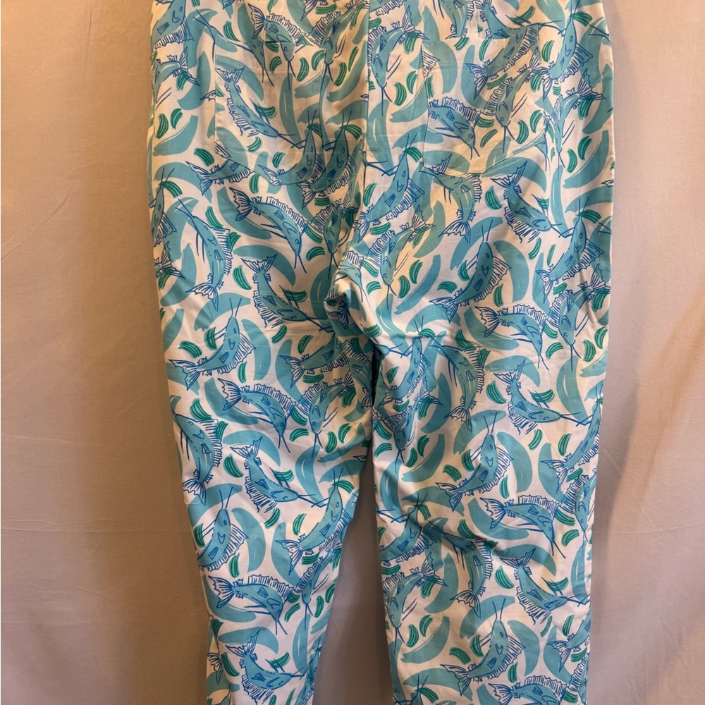 Lilly Pulitzer Blue Marlin Print Pant - Picture 6 of 6